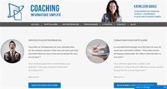 Desktop Screenshot of coachinginformatiquesimplifie.com
